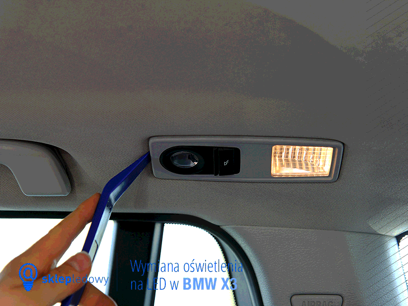 oswietlenie tylnej kanapy led bmw x3 f25